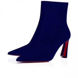 Christian Louboutin Condora Booty 85mm Bottines Basses Veau Velours Galactiqueen