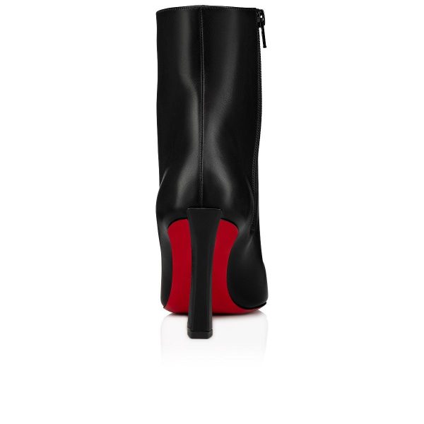 Christian Louboutin Condora Booty 85mm Bottines Basses Cuir Noir – Image 2