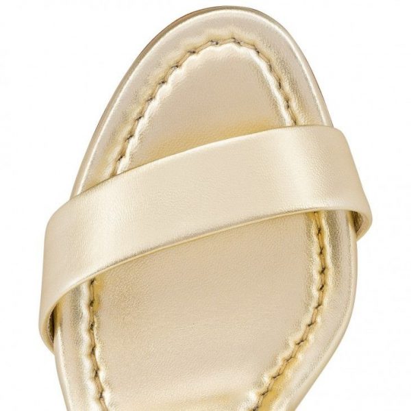 Christian Louboutin Miss Sabina 55 Mm Sandales en Cuir Nappa Iridescent Platine – Image 3