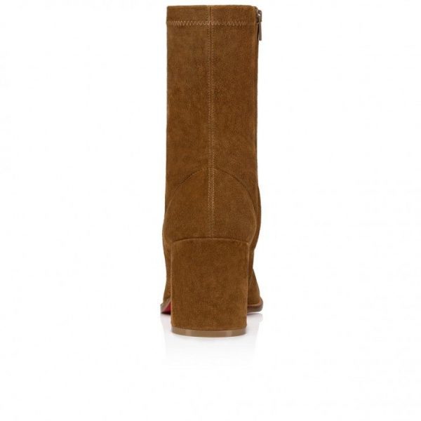 Christian Louboutin Stretchadoxa 70mm Bottines Basses Veau Velours Stretch Rhea – Image 3