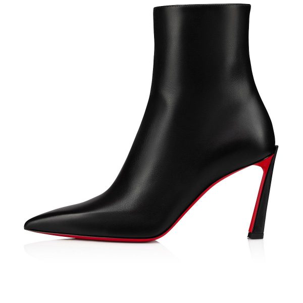 Christian Louboutin Condora Booty 85mm Bottines Basses Cuir Noir – Image 3