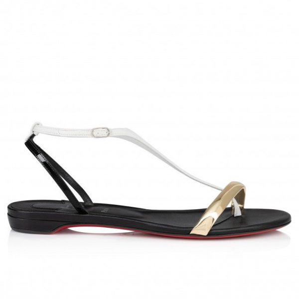 Sandales Christian Louboutin Athinita à brides en cuir nappa et specchio multicolore – Image 2