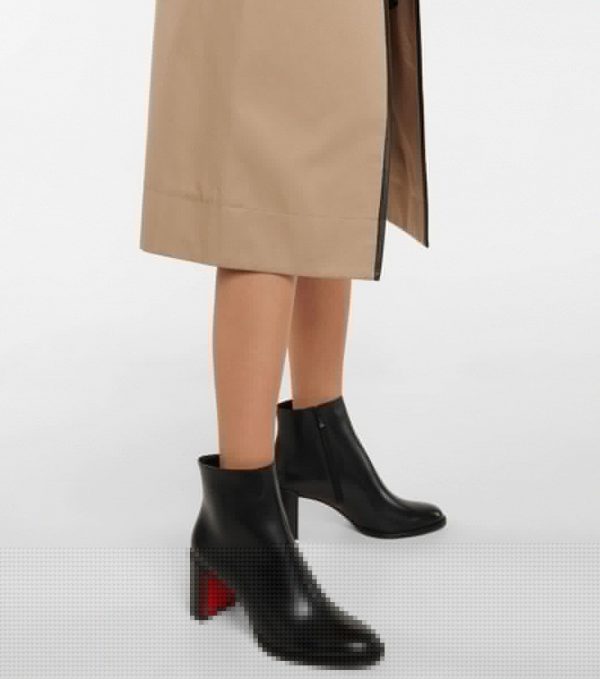 Christian Louboutin Adoxa 70mm Bottines en Cuir Noir – Image 4