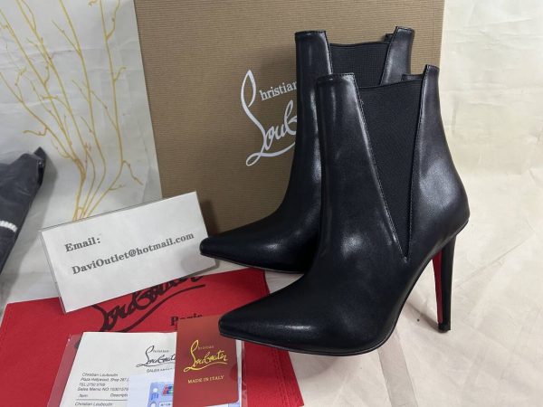 Christian Louboutin Astribooty 100mm Bottines en Cuir – Image 4