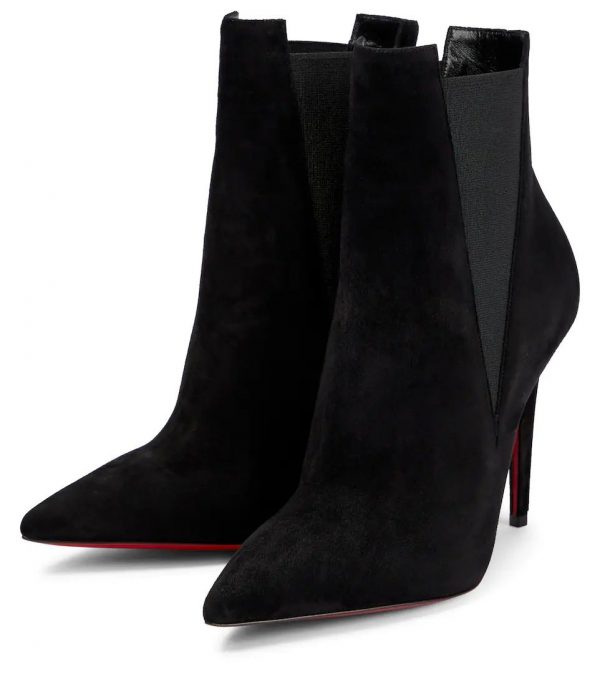 Christian Louboutin Astribooty 100mm Bottines en Daim – Image 2