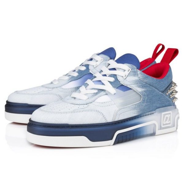 Christian Louboutin Baskets Astroloubi Denim et Caoutchouc Denim