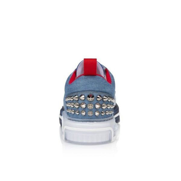 Christian Louboutin Baskets Astroloubi Denim et Caoutchouc Denim – Image 2