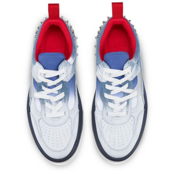 Christian Louboutin Baskets Astroloubi Denim et Caoutchouc Denim – Image 3