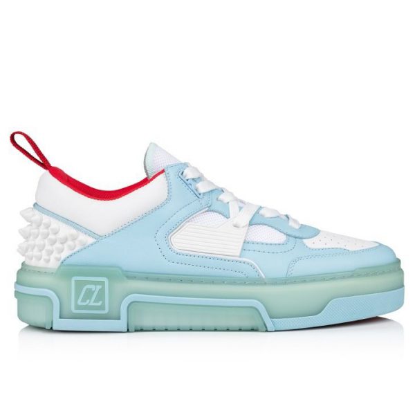 Christian Louboutin Astroloubi Baskets Femme en Cuir de Veau Minéral – Image 2