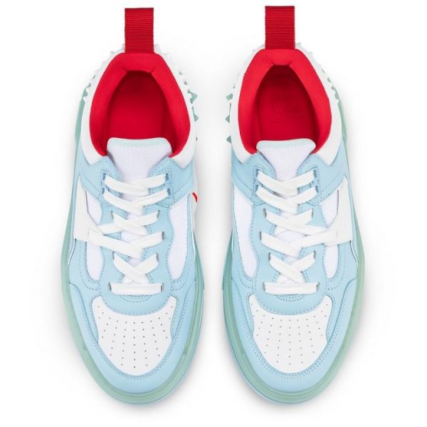 Christian Louboutin Astroloubi Baskets Femme en Cuir de Veau Minéral – Image 3