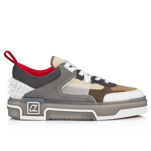 Christian Louboutin Astroloubi Baskets Femme en Cuir de Veau Multicolore – Image 2