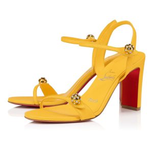 Christian Louboutin Atmospheria Sandal 85mm en Cuir Nappa Pollen