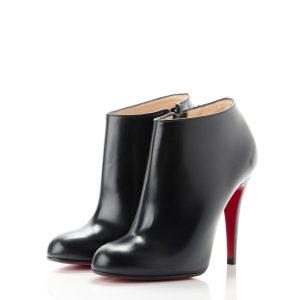 Christian Louboutin Belle Bottines 100mm Cuir de Veau Noir