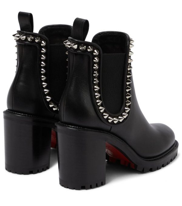 Christian Louboutin Capahutta 70mm Bottines en Cuir Ornementé – Image 3
