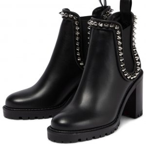 Christian Louboutin Capahutta 70mm Bottines en Cuir Ornementé