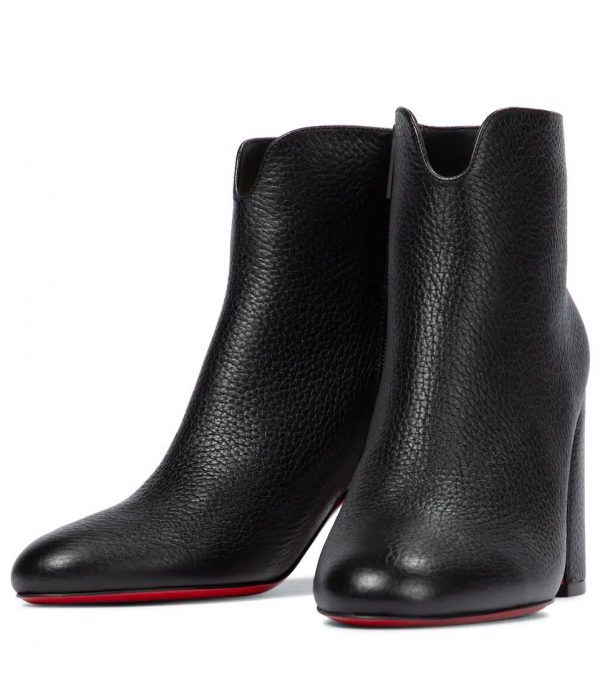 Christian Louboutin Castarika 85mm Bottines en Cuir – Image 3