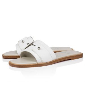 Christian Louboutin Mules Chambelimule en cuir de veau bianco