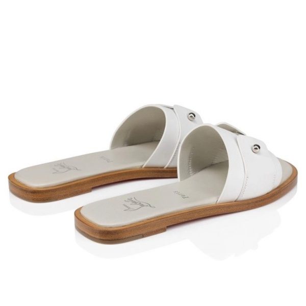 Christian Louboutin Mules Chambelimule en cuir de veau bianco – Image 2