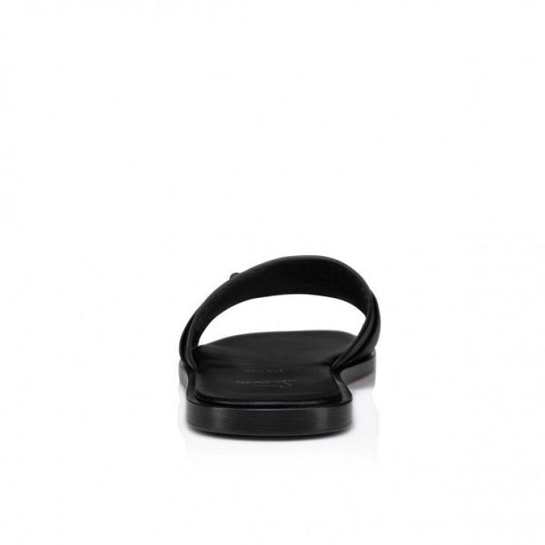 Christian Louboutin Mules Chambelimule Femme en cuir de veau noir – Image 3