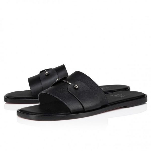 Christian Louboutin Mules Chambelimule Femme en cuir de veau noir