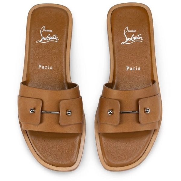 Christian Louboutin Mules Chambelimule Femme en cuir de veau cosme – Image 4