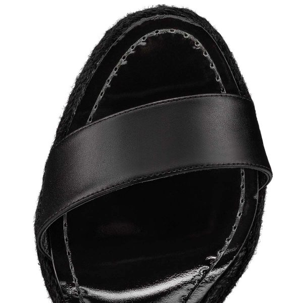 Christian Louboutin Chocazeppa Spikes Sandales 120mm Cuir de veau Noir – Image 3