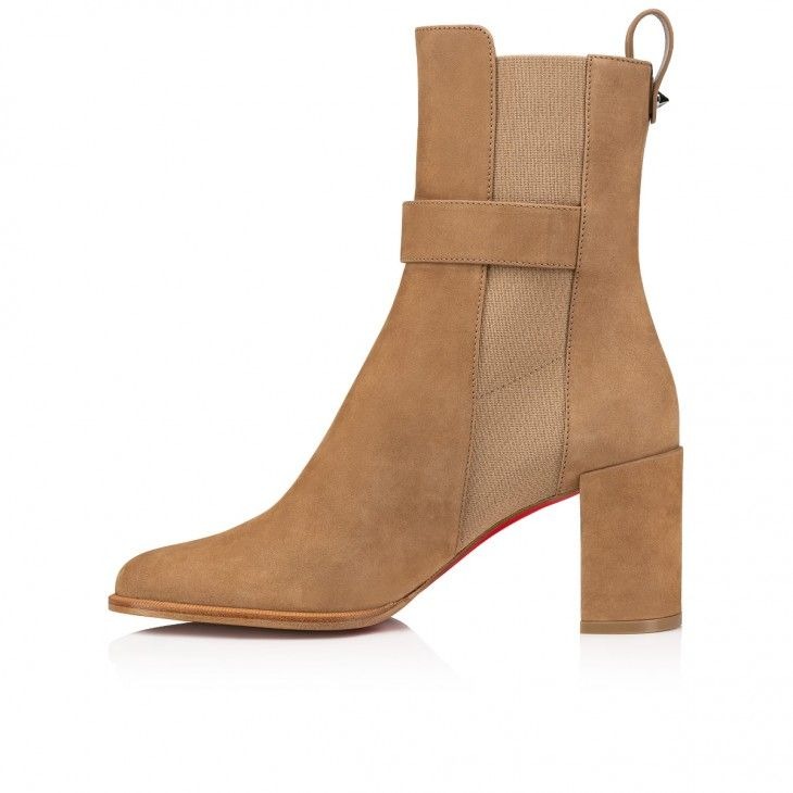 Christian Louboutin Cl Chelsea Booty 70 Mm Bottines Basses en Cuir de Veau Roca – Image 3