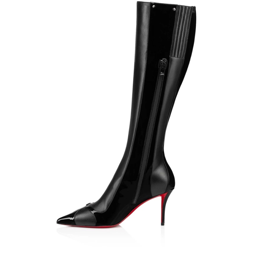 Christian Louboutin Cl In 90s Botta 80mm Cuir Noir – Image 3