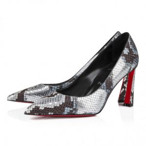 Christian Louboutin Condora escarpins 85 mm en cuir de veau embossé Amazonia multicolore