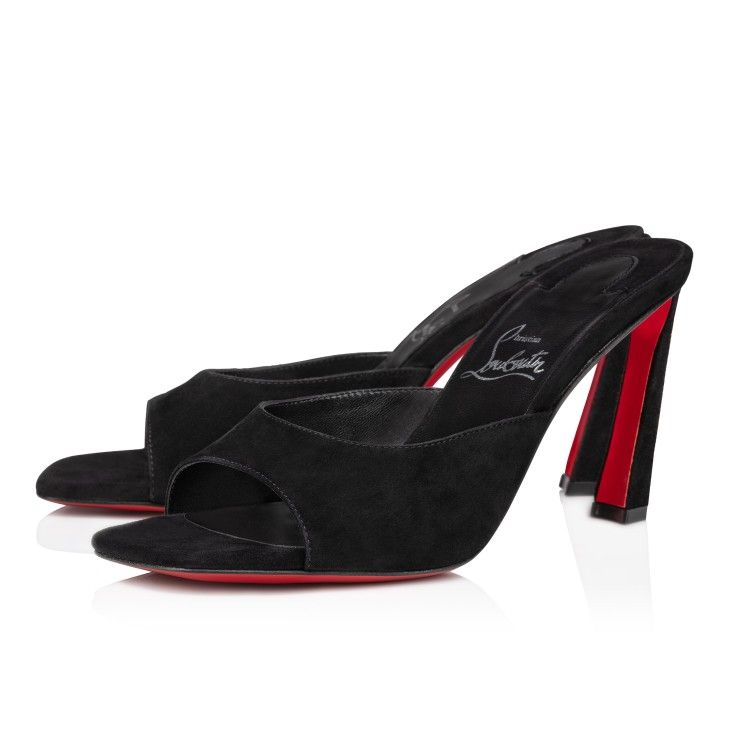 Christian Louboutin Condora Mule 85 mm Mules Veau velours Noir