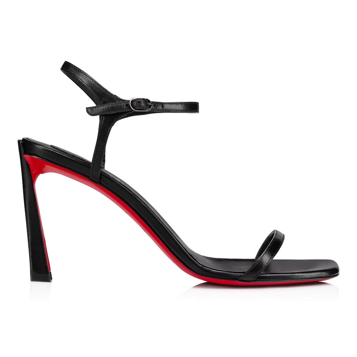 Christian Louboutin Condora Sling Pump 85 Mm Sandales en Cuir Nappa Noir – Image 2