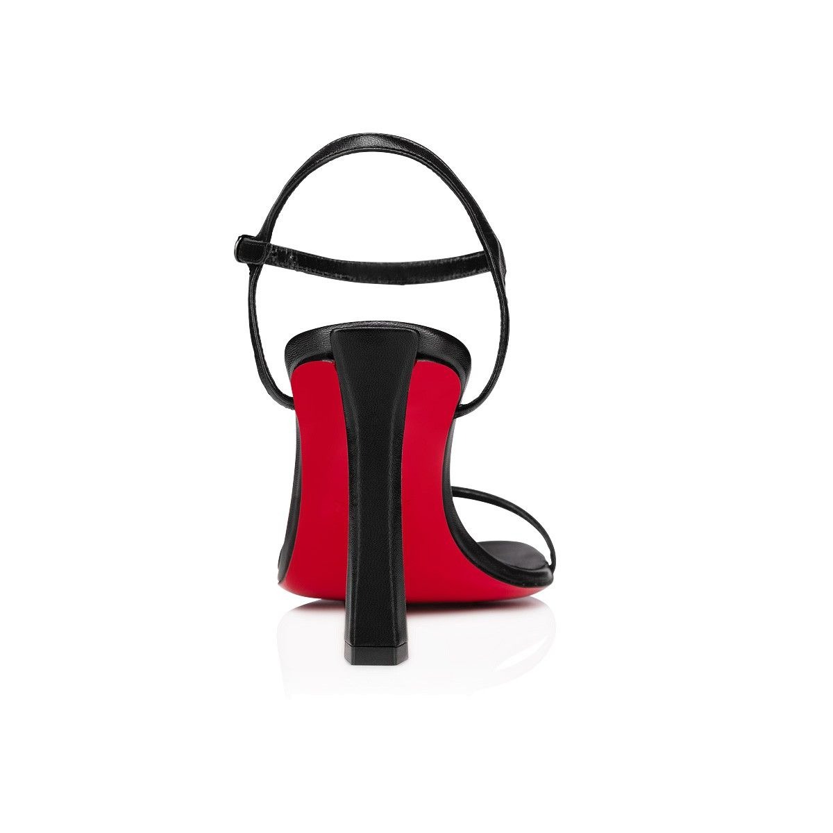 Christian Louboutin Condora Sling Pump 85 Mm Sandales en Cuir Nappa Noir – Image 3