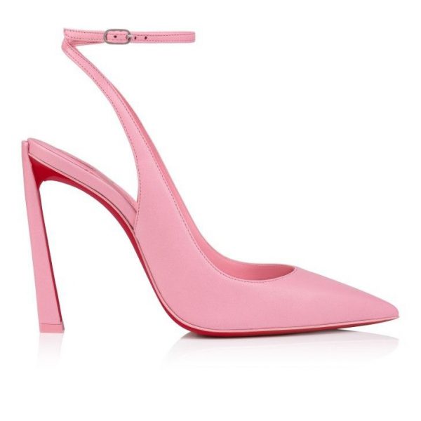 Christian Louboutin Condora Strap 100 mm Escarpins À Brides Cuir Nappa Calipso – Image 2