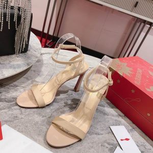 Christian Louboutin Condorapik Queen Sandales 100mm Cuir Nappa Nude