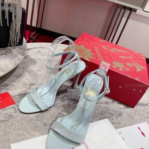 Christian Louboutin Condorapik Queen Sandales 100mm Cuir Verni Caramel Clair