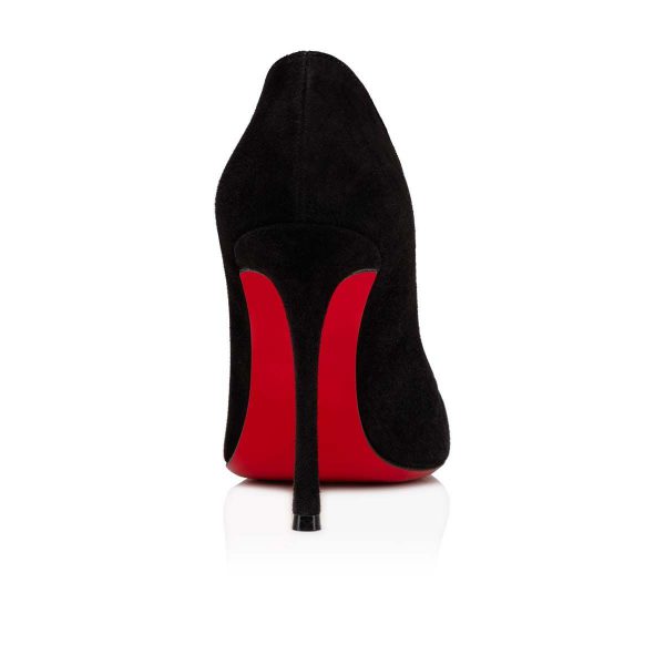 Christian Louboutin Dolly Escarpins 100mm Veau Suédé Noir – Image 2
