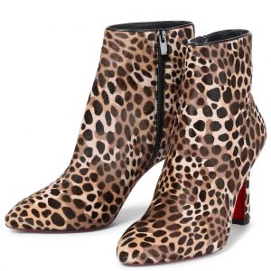 Christian Louboutin Eleonor 85mm Bottines en Poil de Veau