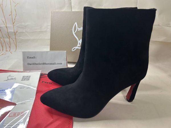 Christian Louboutin Eleonor 85mm Bottines en Daim – Image 4