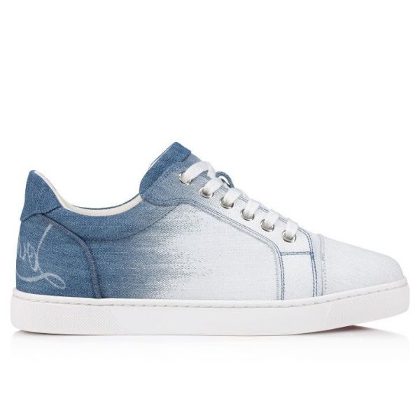 Christian Louboutin Baskets Fun Vieira Denim Effet brossé Denim – Image 2