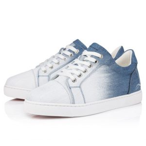 Christian Louboutin Baskets Fun Vieira Denim Effet brossé Denim