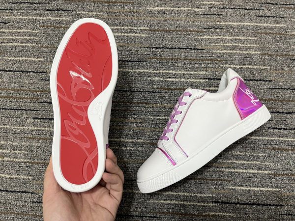 Christian Louboutin Baskets Femme Fun Vieira Cuir Taro – Image 3
