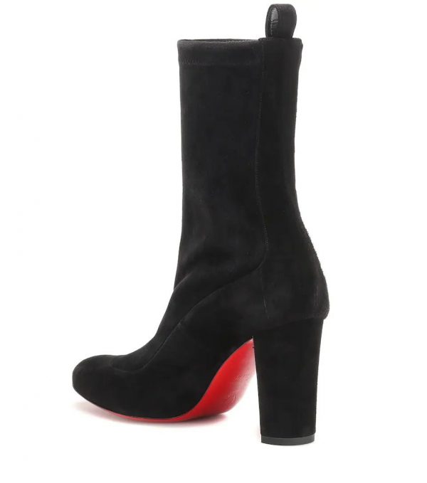 Christian Louboutin Gena 85mm Bottines en Daim – Image 3