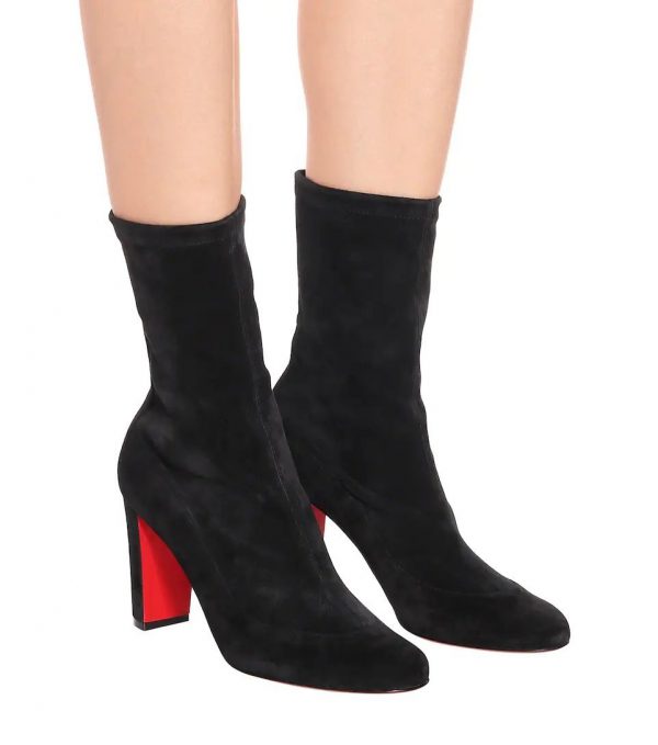 Christian Louboutin Gena 85mm Bottines en Daim – Image 4