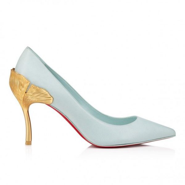 Christian Louboutin Ginko escarpins 85 mm en cuir nappa iceberg – Image 2
