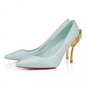 Christian Louboutin Ginko escarpins 85 mm en cuir nappa iceberg