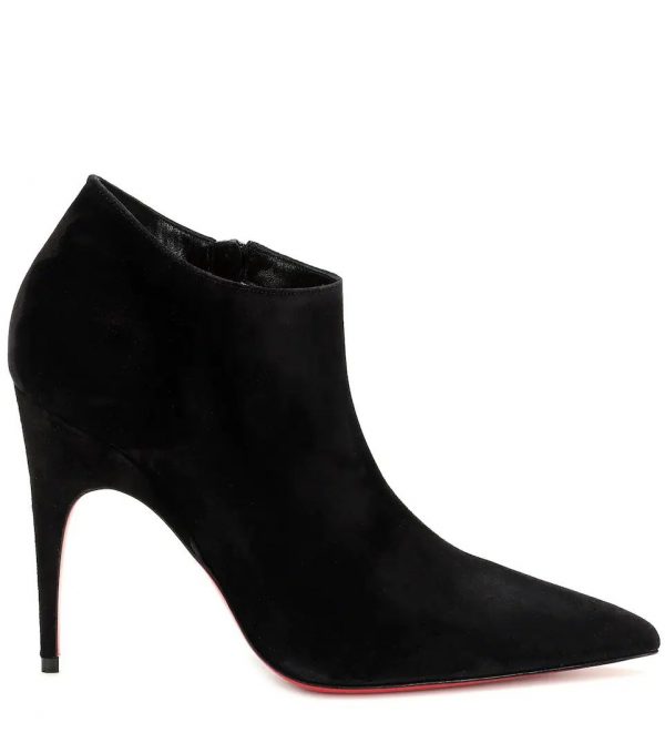 Christian Louboutin Gorgona 100mm Bottines en Daim – Image 3