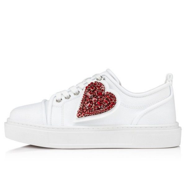 Christian Louboutin I Love Adolon Junior Baskets Femme Blanc – Image 2
