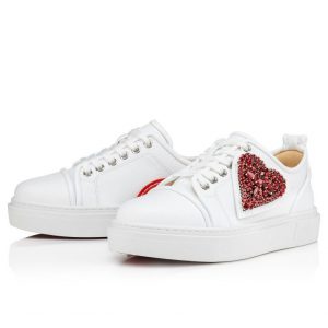 Christian Louboutin I Love Adolon Junior Baskets Femme Blanc