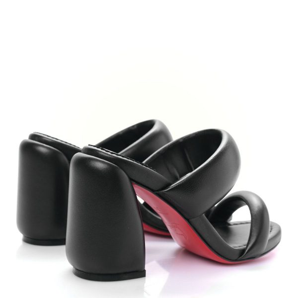 Christian Louboutin Mules Inflama Sab 85 mm en cuir nappa noir – Image 2