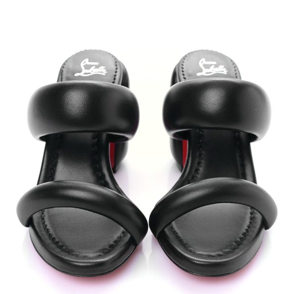 Christian Louboutin Mules Inflama Sab 85 mm en cuir nappa noir – Image 3